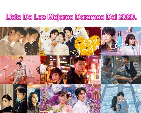 Doramas De 2020 - Lista De Los Mejores Doramas Del 2020. - DoraKorns. Actualízate Sobre ...