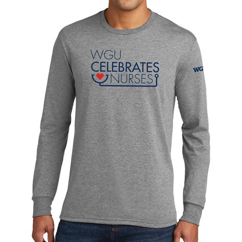 District Made® Mens Perfect Tri® Long Sleeve Crew Tee Celebrate Nurs