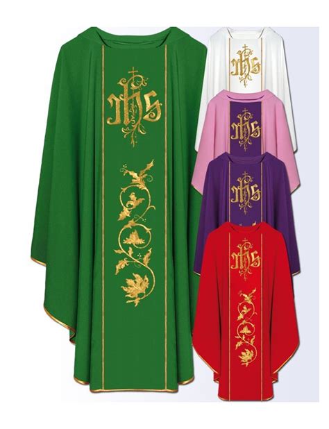 Chasuble With Computer Embroidered Belt Sewofworld Poland