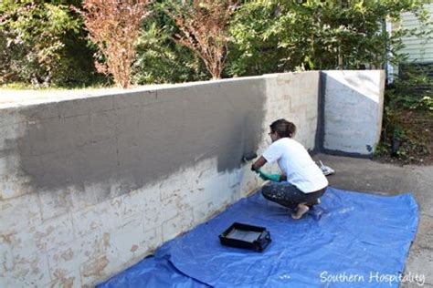 Painted Cinder Block Wall Sharolyn Sager