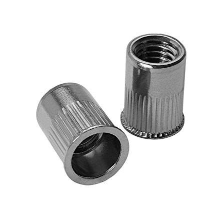 M10 Bralo Reduced CSK Serrated Head Knurled Body Round Open End Rivet