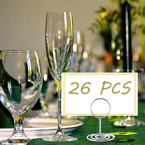 Pcs Place Card Holder Table Number Holders Wire Picture Holder