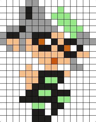 Bit Marie Splatoon Perler Bead Pattern