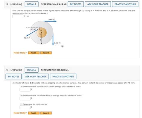 Solved Find The Net Torque On The Wheel In The Figure Below Chegg