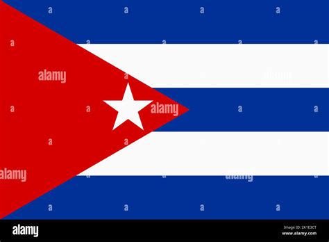 Bandera De Cuba Bandera Nacional Cubana Y Símbolo Patriótico Colores