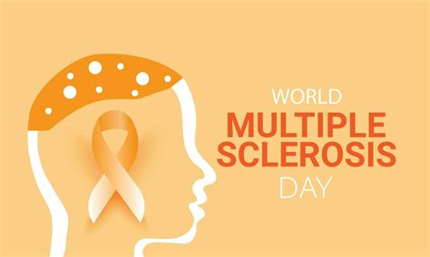 World Multiple Sclerosis Day Template For Background Banner Card