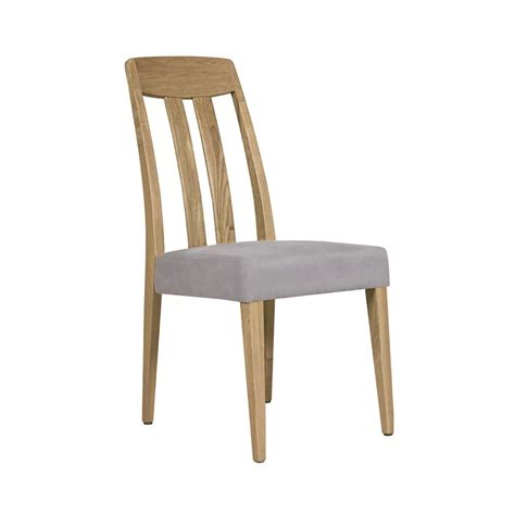 Millie Oak Slat Back Dining Chair Natural Seat • Collingwood Batchellor