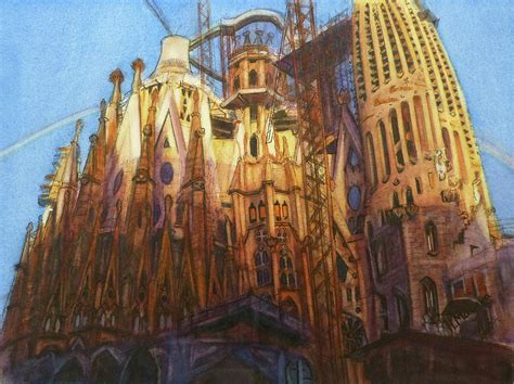 Sagrada Familia Ii Painting By Henrieta Maneva