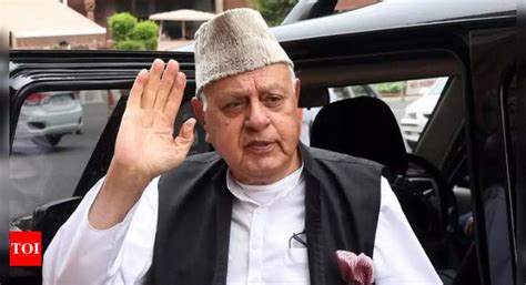 Ed Summons Former Jandk Cm Farooq Abdullah In Money Laundering Case India News Times Of India