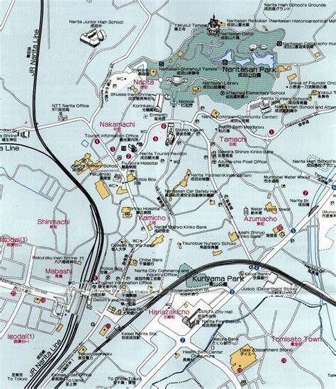 Narita City Map