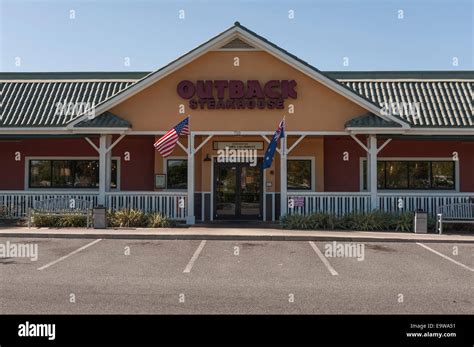 Outback Steakhouse Restaurant located in Lady Lake, Florida USA Stock ...