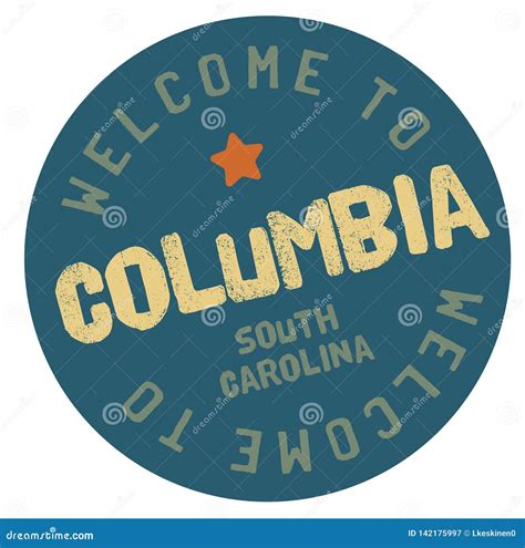 Columbia And South American Continent Map Royalty-Free Stock Photo