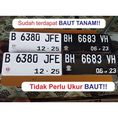 Harga Membuat Plat Nomor Cantik Bikinan Motor Baru Di Dealer Termurah