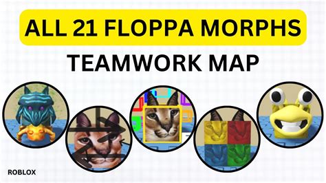 How To Find All Floppas In Teamwork Map Roblox Find The Floppa Morphs