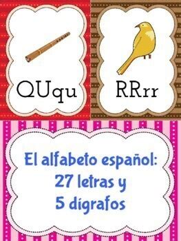 El alfabeto español - Spanish Alphabet: Letters&Digraphs - FLASHCARDS ...