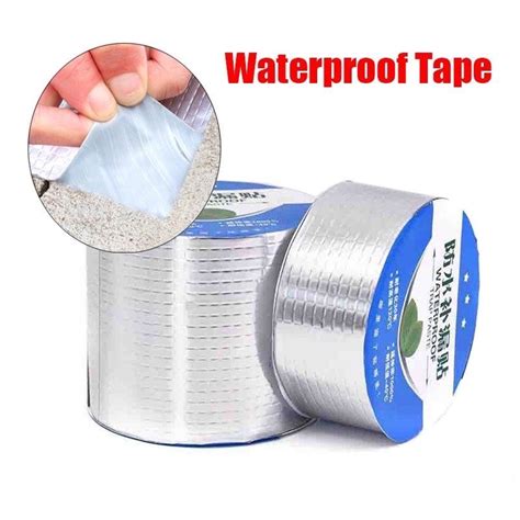 Jual Lakban Anti Bocor Aluminum Foil Butyl Waterproof Adhesive M X Cm