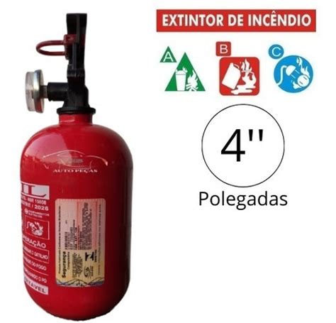 Extintor Abc Automotivo Bolinha Kg Anos De Garantia Parcelamento