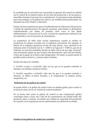 Control Estadistico De La Calidad PDF