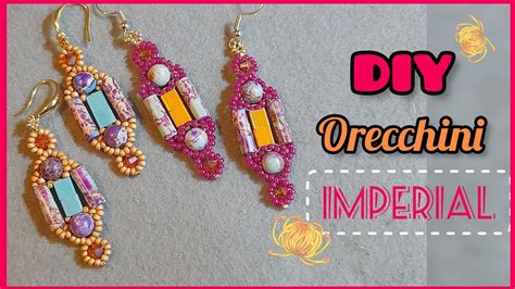 Orecchini Imperial Diy Collaborazione Beebeecraft Youtube