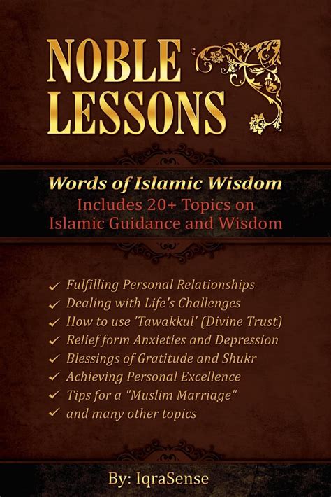 Mua Noble Lessons Words Of Islamic Wisdom Collection Of Islamic