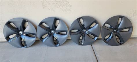 2017 2020 Tesla Pre Refresh Model 3 Aero Wheel Cover 18 Oem Set Of 4