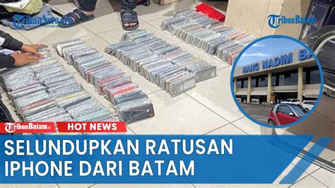 Bea Cukai Batam Tangkap Penumpang Pesawat Selundupkan Ratusan Iphone