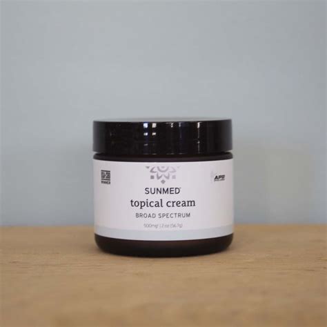 500mg SunMed Topical Cream Your CBD Store Ripon Naturals