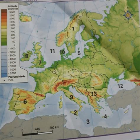 observe o mapa a seguir Compare o ao mapa da página 10 e base no