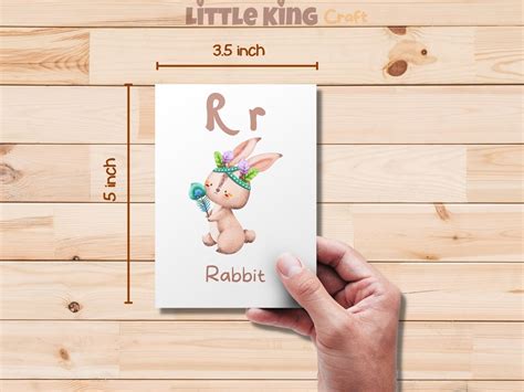 Animal Alphabet Flashcards With Pictures, Cute Animal Flashcards, Letter Cards for Toddlers ...