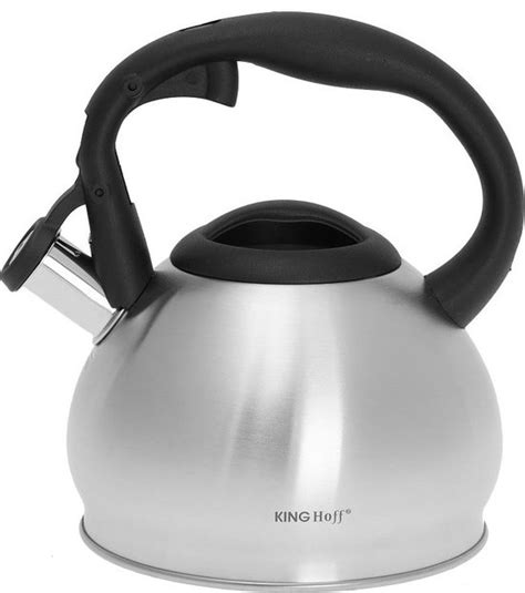 Kinghoff 1633 Fluitketel RVS 1 2 Liter Kleine Fluitketel Bol