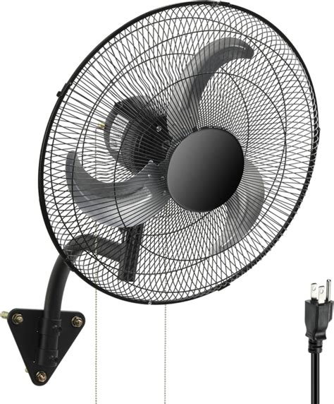 Simple Deluxe Oscillating Wall Mounted Fan Foter