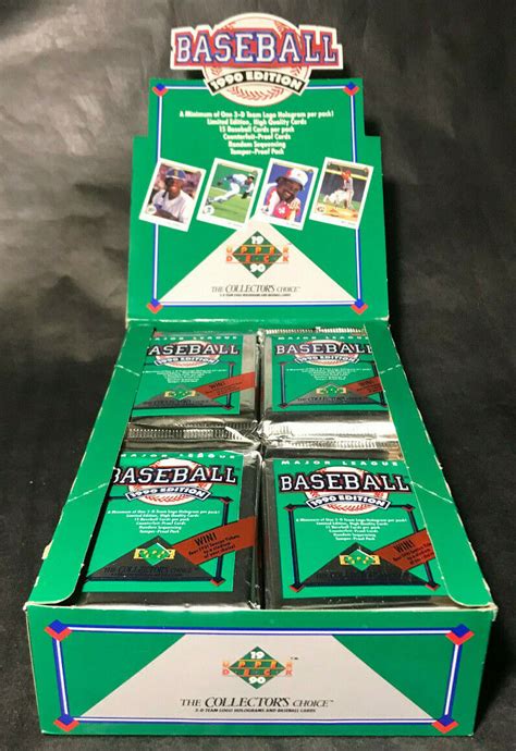 Upper Deck Low Series Baseball Cards Sealed Wax Pack From Box