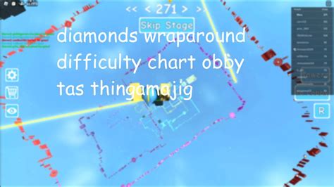 Diamonds Wraparound Difficulty Chart Obby Whole Obby 1 273 Tas