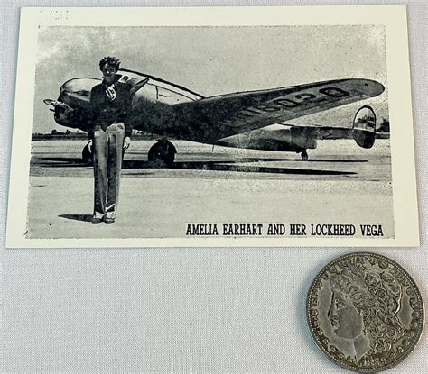 Lot - Vintage Amelia Earhart and Her Lockheed Vega Postcard