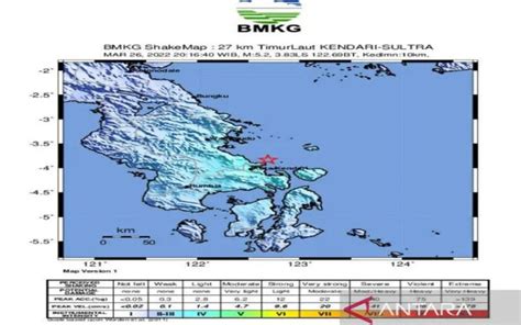 Gempa Magnitudo 5 2 Guncang Kendari Begini Kata BMKG