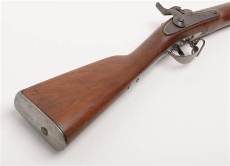 U S Model 1842 Percussion Musket In 69 Caliber Smoothbore With 42” Barrel With Lock Of Smaller S