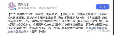 网传「清华毕业生 80 都出国」，清华大学辟谣，如何看待此事？你毕业后想去国外深造还是留在国内发展？ 知乎