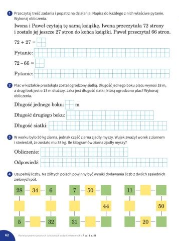 Page Wielka Przygoda Wiczenia Edukacja Matematyczna Klasa