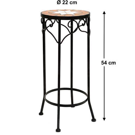 Dandibo Tabouret Fleurs Mosa Que Rond Cm Porte Fleurs Table