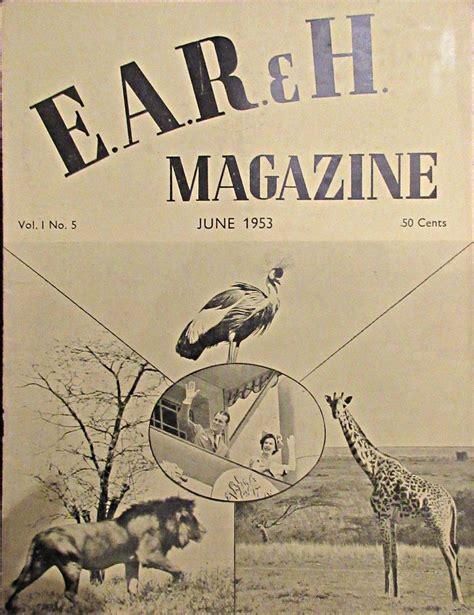 East African Railways Harbours Staff Magazine June 1953 African Art