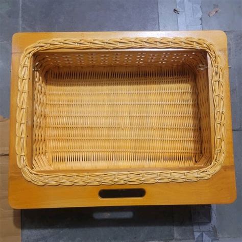 Brown Inch Pinewood Basket For Storage And Transport At Rs In