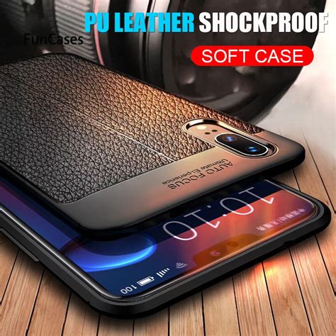 Pu Leather Soft Case On The For Huawei P30 Pro P20 Lite Luxury