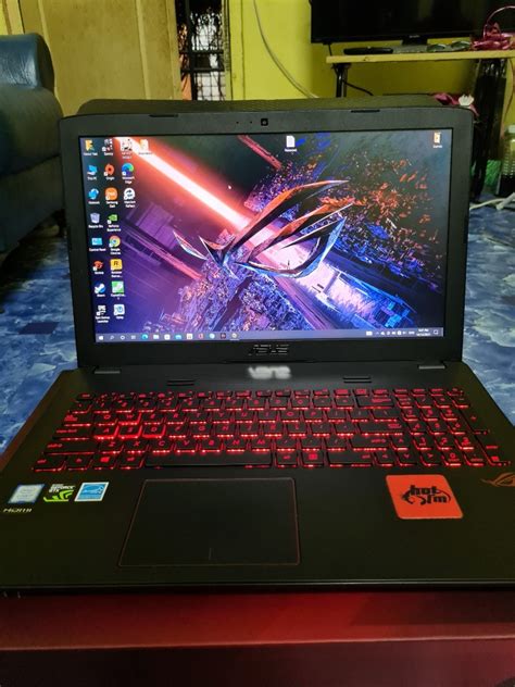 Asus Rog Gl552vx I7 7gen 12gb Ram 256gb Ssd Nvme 1tb Hdd