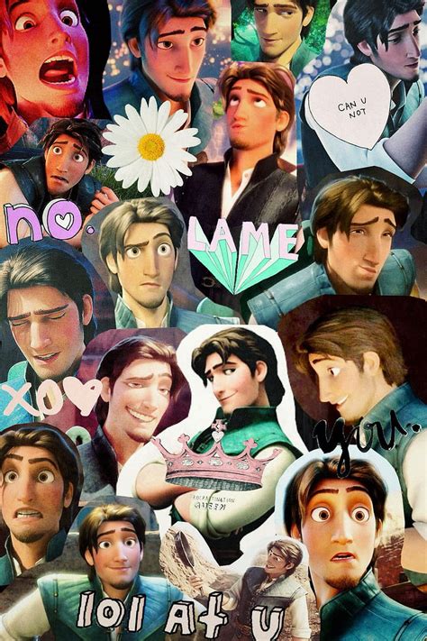 Flynn Rider Eugene Fitzherbert Collage Disney Fan Art Rapunzel Disney