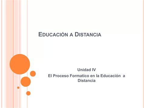 Estrategias De Aprendizaje Educacion A Distancia Unidad Iv Ppt