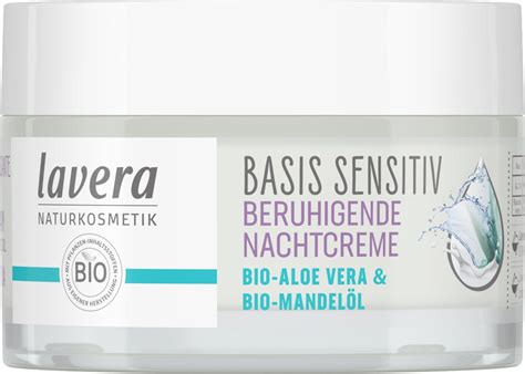 Lavera Crème de Nuit Apaisante basis sensitiv 50 ml Boutique en