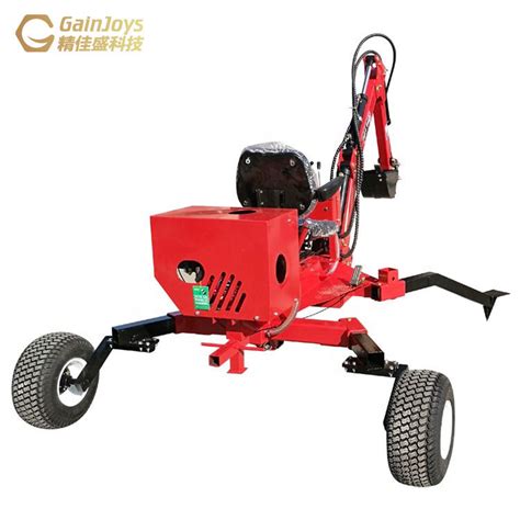 Gainjoys Backhoe Excavator Mini Towable Backhoes Small Backhoe with ...