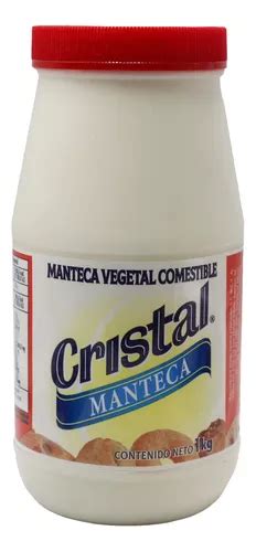 Manteca Cristal Vegetal Comestible Kg Piezas Env O Gratis