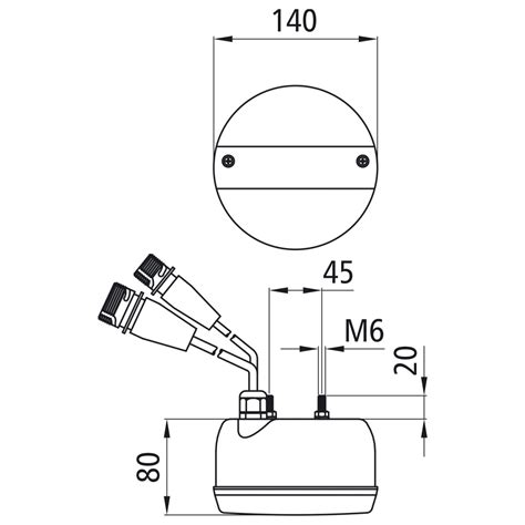 ASPÖCK 3 Kammerleuchte 24 V links 7 pol ASS 2 pol ASS 33 8205 55 99