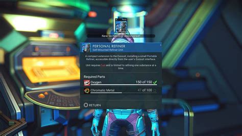 How To Get The Personal Refiner In No Mans Sky VG247